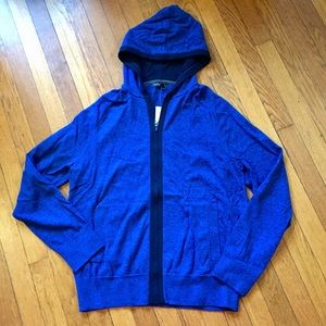 Blue Banana Republic hooded sweater - NWT